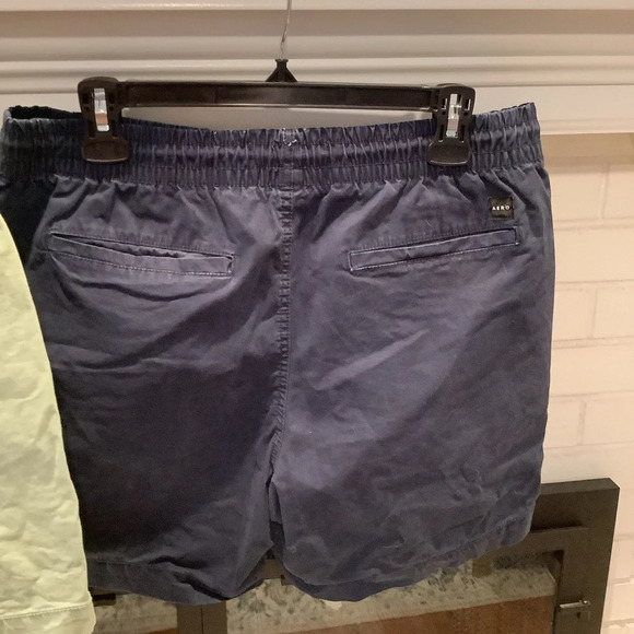 #74 Aeropostale Set of 2 Pull on Chino Shorts Men’s Size Medium - Picture 7 of 9